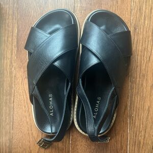 Alohas Women's Black Sandals